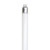 Eiko GLASS DIRECT FIT T5 4FT 25W-3500LM 3500K 80CRI, fluorescent tube light with a white glass body and metallic end caps, suitable for commercial and residential lighting.