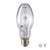 Eiko 150W ED-17 Medium Base Pulse Start Universal Burn, clear incandescent light bulb with medium screw base, high-intensity discharge lamp for industrial and commercial lighting.