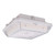 Eiko PG1 Parking Garage Fixture, PowerSet 90/75/60W, FieldCCeT 4000/5000K, 120-347V, 0-10V Dimming, White, modern LED lighting fixture for parking garages with adjustable power and color temperature.