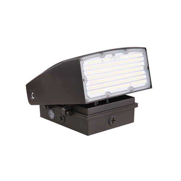 Wall Pack Adjustable, 30/20/12W, 3000/4000/5000K, 100-347V, Photocell