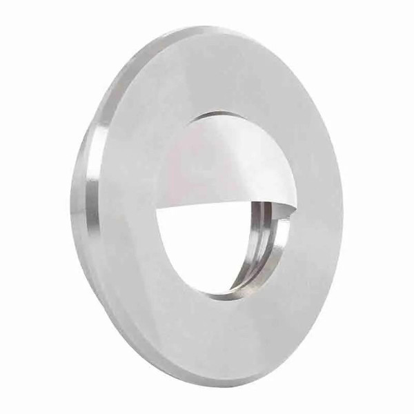 Westgate Manufacturing Trims for 1W In-Ground Fixtures, IGL-1W-TRM-AL-SCP, a metallic trim for in-ground lighting fixtures with a sleek, modern design.