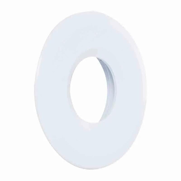 Westgate Manufacturing Trims for 1W In-Ground Fixtures, round white trim ring for in-ground lighting fixtures.