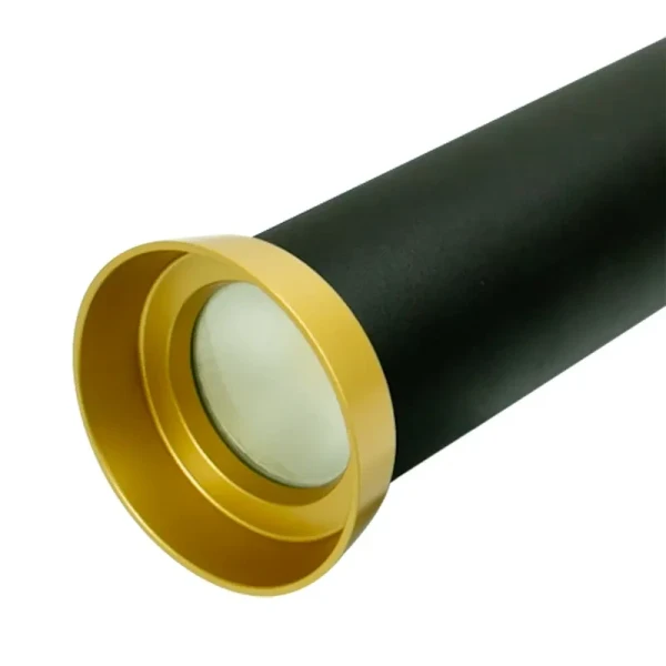 2In Ceiling Mount Cylinder Trim, Anodized Gold - CMC2-TRMWM-AG