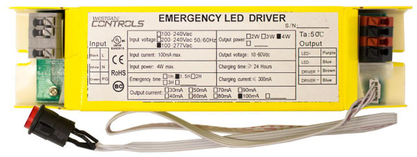 Westgate Manufacturing 4W INTEGRATED MINI LED, Emergency Battery Backup for LED lighting with control driver