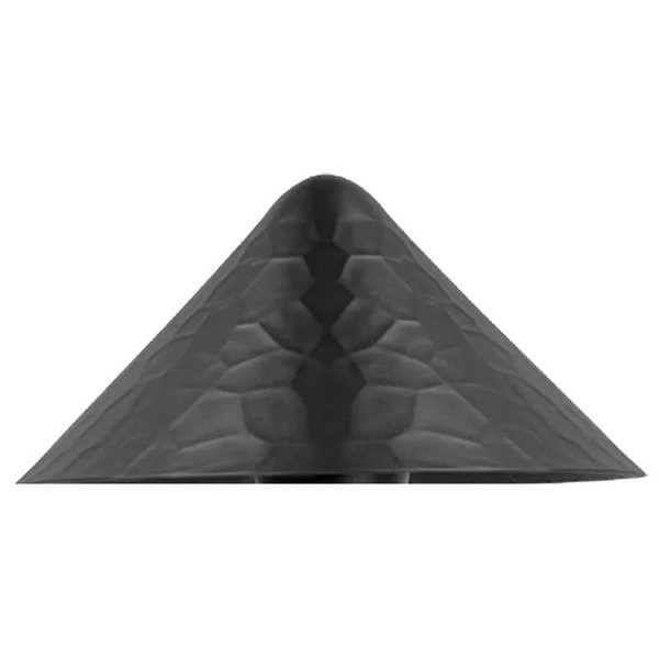 Westgate Manufacturing Westgate Lighting Black Aluminum Path Light Cap - AA-23L-BK, close-up view of a black aluminum cone-shaped path light cap.