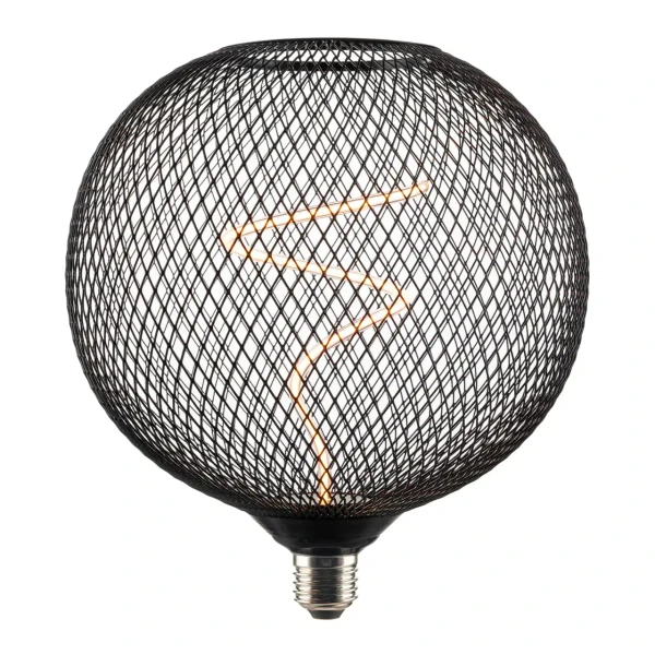 8in Dia. Round Metal Mesh Decorative Pendant Lamp - DPL-07M-18K