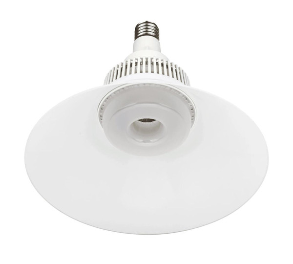 Westgate Manufacturing PC Reflector for HPL-HB-75W, Optional PC Reflector for HPL-HB-75W, white reflector with heat sink design and screw fitting for lighting fixture.