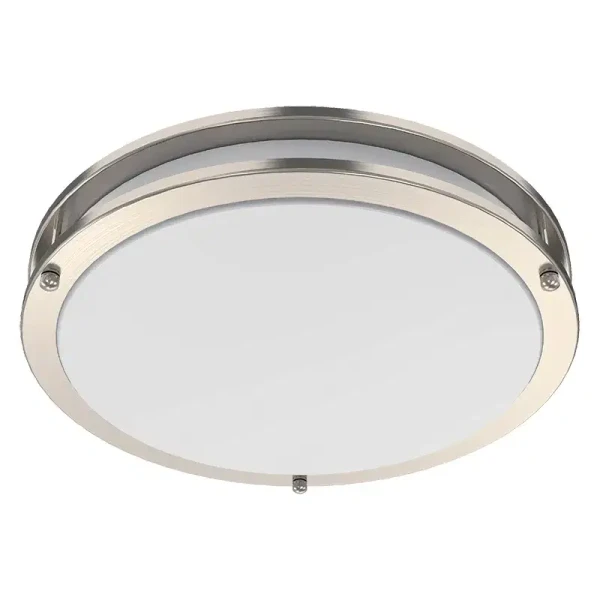 Slim Double-Ring Flush Mount Lights, 15W, 2700K/3000K/3500K/4000K/5000K - FDLS-12-MCT5