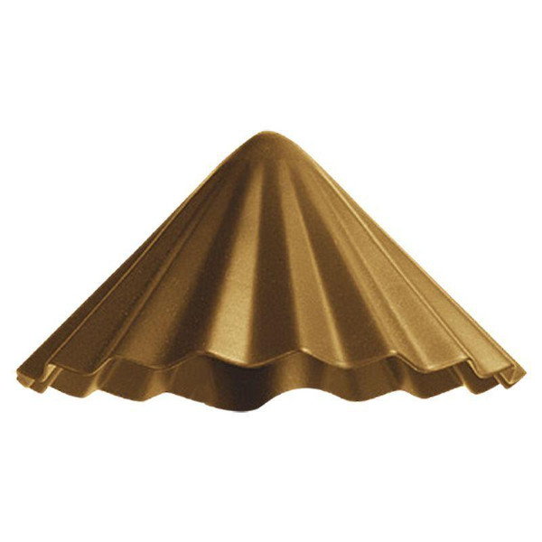 Westgate Manufacturing MODEL 20 Aluminum Path Light Cap, Antique Brass, decorative outdoor lighting accessory.