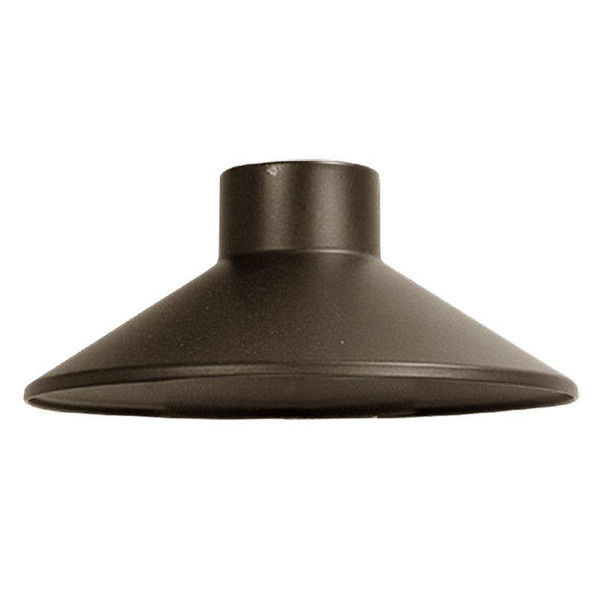Westgate Manufacturing MODEL 22 ALUMINUM PATH LIGHT CAP, ORB, outdoor path light cap in an aluminum finish.