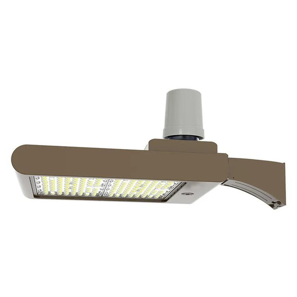 Westgate Manufacturing SMART CONTROL RECEIVER SOCKET, a smart LED lighting fixture with a brown body and adjustable arm.
