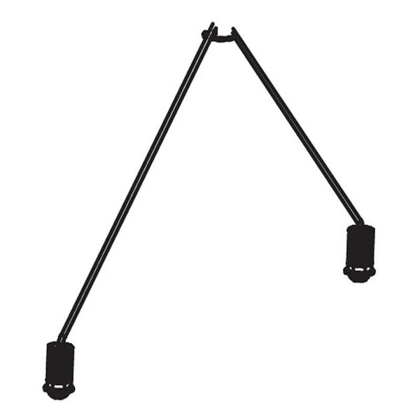 Westgate Manufacturing Adj. 1/16\" Y Conversion Suspension Cable with Toggle Ends, adjustable suspension cable with toggle ends for mounting or support applications.