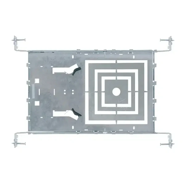 3",4",6" (Adjustable) Square Galvanized Plate with Bar Hangers - SSL-346-RIBH
