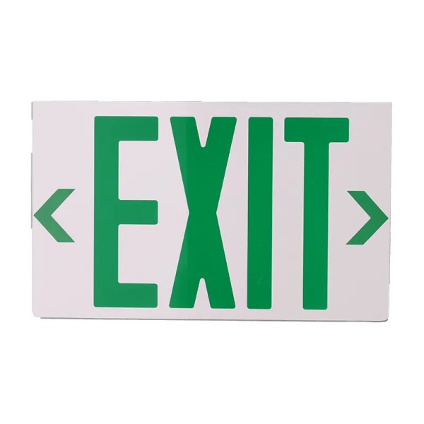 EDGE-LIT EXIT SIGN DOUBLE FACE, Field-Installed Double-Face Mirror Panel
