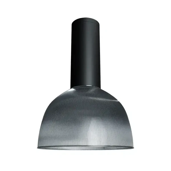 Westgate Manufacturing 12in Dia. Prismatic PC Highbay Reflector Kit for CMC4 - CMC4-PCR, industrial lighting component with a silver prismatic reflector and black mounting fixture.