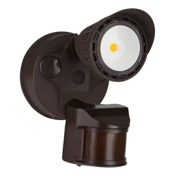 LED Multi-Color Temperature Security Lights with Optional Motion Sensor or Photocell - SL-10W-MCT-BZ-P