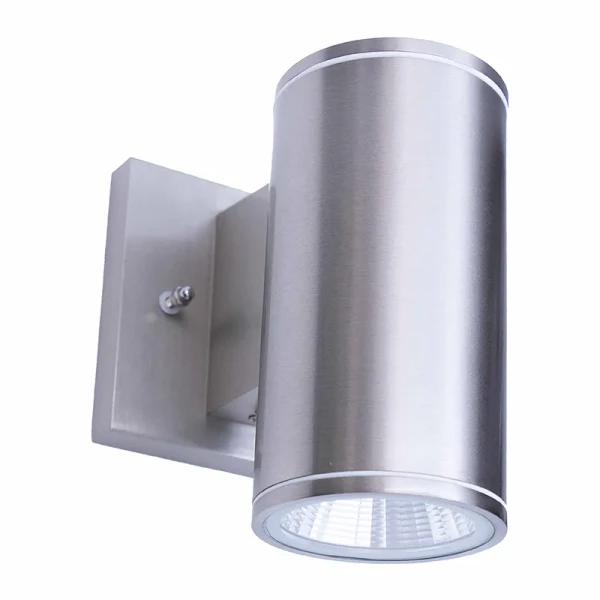 2" CCT-Adjustable LED Outdoor Cylinder Lights, 6W, 3000K/4000K/5000K, Brushed Nickel - WMC2-DL-MCT-BN-DT