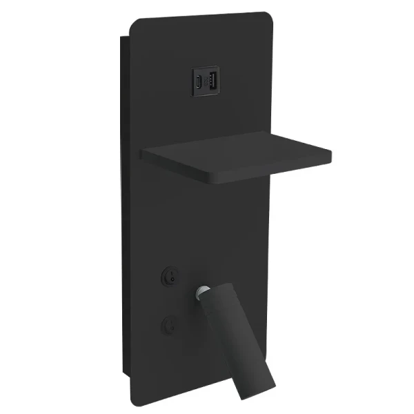 Bedside Vertical Reading Lamp with Backlight, 10W, 3000K - BRL-SV-BK