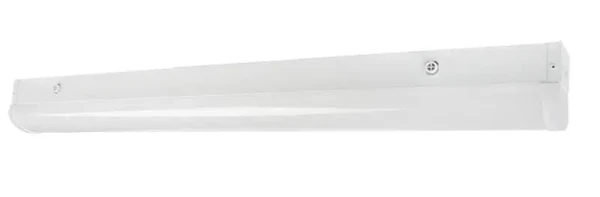Westgate Manufacturing Builder Series 4Ft Narrow Strip, 32W, 3500K - LSN-4FT-32W-35K-D, LED strip light fixture, white finish, energy-efficient lighting for commercial or industrial spaces.