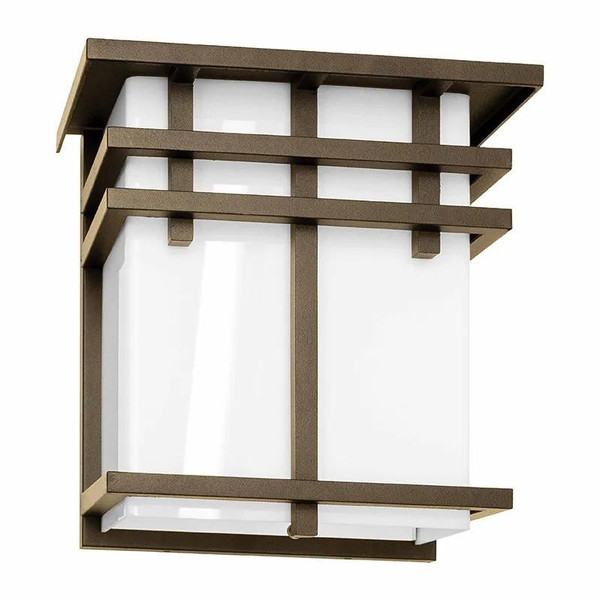 Westgate Manufacturing LED OUTDOOR DECORATIVE SQUARE, LDSS - LED Decorative Wall Sconce, outdoor wall-mounted lighting fixture with a modern square design and metal frame.