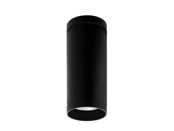 4" Round Architectural Ceiling & Suspended Cylinders, 9W/12W/15W, 3000K/4000K/5000K - CMC4-MCTP-DD-BK