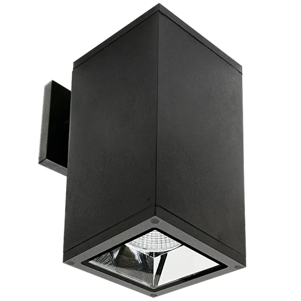 5" LED MCT Square Wall Mount Cylinder Lights, 20W, 3000K/4000K/5000K - WMCS5-DL-MCT-BK-DD