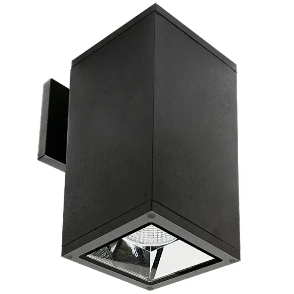 5" LED MCT Square Wall Mount Cylinder Lights, 20W, 3000K/4000K/5000K - WMCS5-DL-MCT-BK-DD