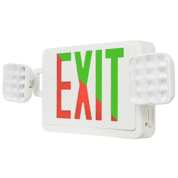 2-in-1 Color-Selectable Universal Combo Exit Unit, 3.5W, 6132K