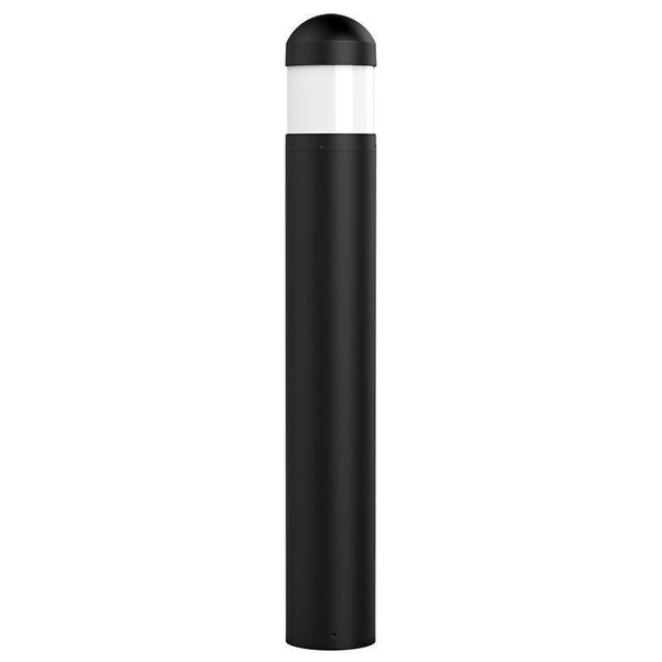 Westgate Manufacturing Bollard, 44-inch round flat top adjustable 12-22W, 30/40/50K, black