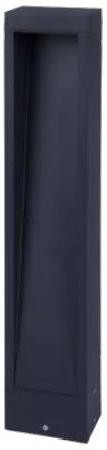 Westgate Manufacturing 32in Rectangular Path Bollard 15W 3CCT, black in color, standing upright with a modern rectangular design.