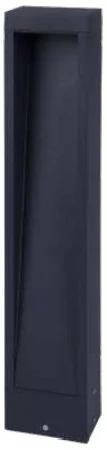 Westgate Manufacturing 32in Rectangular Path Bollard 15W 3CCT, Bronze, outdoor security lighting fixture with a sleek rectangular design.