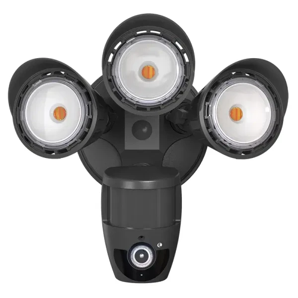 Security Light with Camera - WG App, 30W, 3000K/4000K/5000K - SL-30W-MCT-BK-CAM