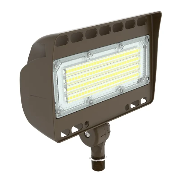 LED Architectural Round-Back Flood Lights, 50W, 5000K - LF4-50W-50K-D-KN