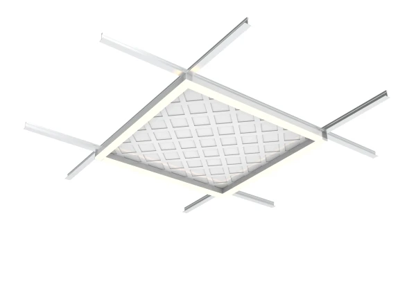 1-Inch Wide Linear T-Grid Mounting or Suspension Lights, 20W/30W/40W, 3000K/3500K/4000K - SCXT-L2FT-20-40W-MCTP-D-DL