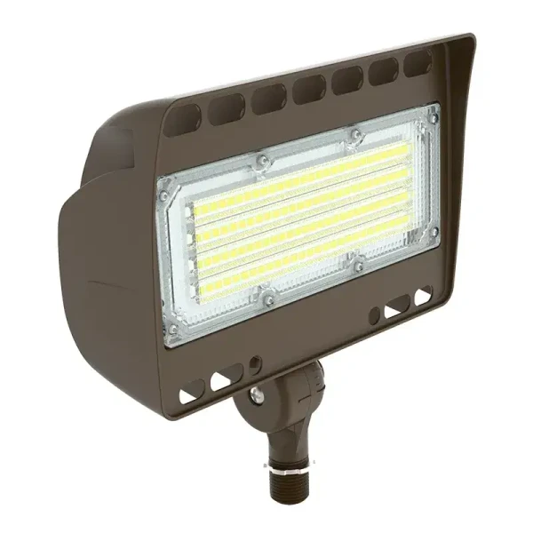 LED Architectural Round-Back Flood Lights, 50W, 3000K - LF4-50W-30K-D-KN