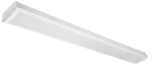 Westgate Manufacturing 4ft. LED Economy Wrap-Around Fixtures, 40W, 3000K/4000K/5000K - WAE-4FT-MCT-DD-SEN, LED ceiling light fixture for commercial or industrial lighting.