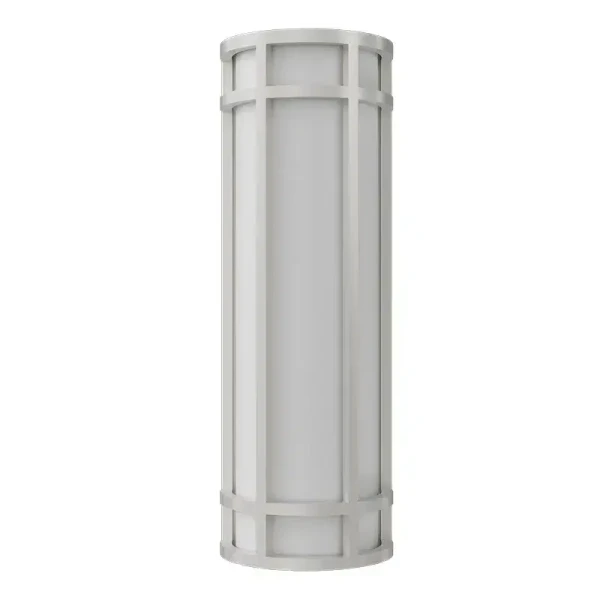 LED 18" Outdoor/Indoor Wall Sconces, 20W, 3000K/4000K/5000K - LDSL-MCT-D-SIL
