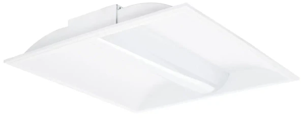 LED Direct-Indirect Durable PC Body Troffer Lights - LTRP-2X2-35W-50K-D