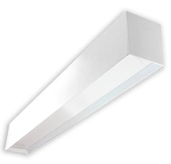 Westgate Manufacturing LED 2-3/4" Superior Architectural Seamless Linear Lights with Regressed Lens, 30W, 3000K/3500K/4000K/5000K - SCX-3FT-30W-MCT4-D-REG, white modern linear LED light fixture with regressed lens.
