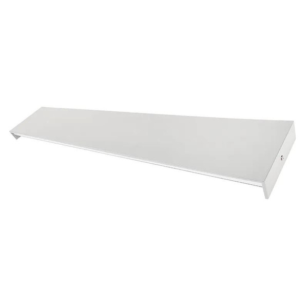 Westgate Manufacturing Patient Overbed Healthcare Light with Pull Chain and Indicator Light - POB-F-3FT-40W, white adjustable hospital bed light with pull chain and indicator light for patient rooms.