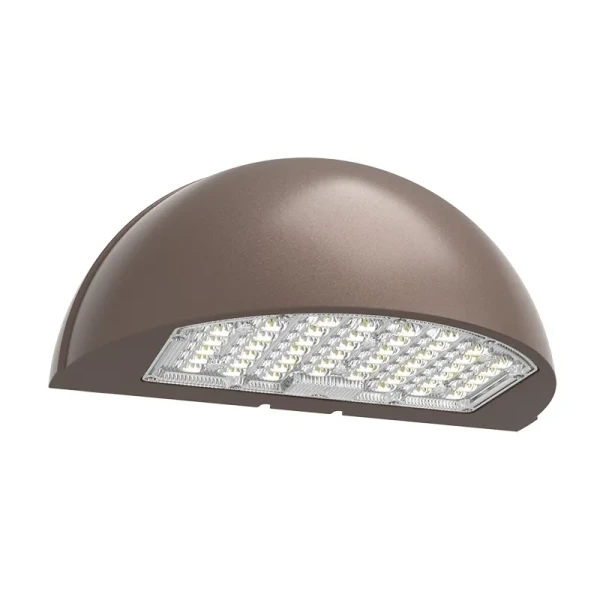 Half-Moon Wall Pack-Power & CCT Adjustable, 48W/64W/80W, 3000K/4000K/5000K - WPMX-48-80W-MCTP-SR