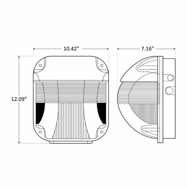 Westgate LED Semi – Cutoff Vandal – Proof Wall Packs