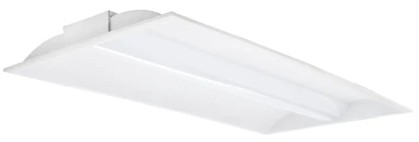 LED Direct-Indirect Durable PC Body Troffer Lights - LTRP-2X4-50W-50K-D