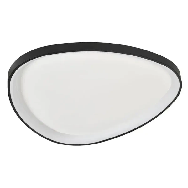 120V Flush Mount Fixtures, 40W, 2700K/3000K/3500K/4000K/5000K - FMHT-24-MCT5-BK