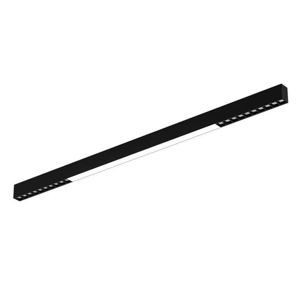 Westgate Manufacturing 6ft. Architectural 2\" Optic & Combined-Distribution Linear Lights, 40W/50W/60W, 3000K/3500K/4000K, SCXA2-6FT-60W-MCTP-CD-BB, black linear LED lighting fixture with multiple LED modules for commercial or industrial lighting.