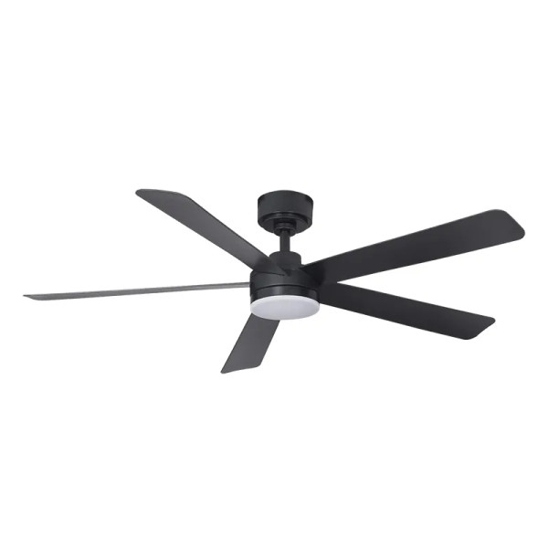 52in 5-BLADE DC Ceiling Fan and Light with Remote, 18W, 3000K/3500K/4000K/5000K/6500K
