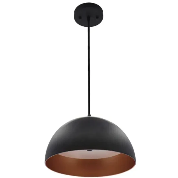 5CCT Integrated LED Modern Dome Pendant Lights, 40W, 2700K/3000K/3500K/4000K/5000K - LCFD-20-MCT5-BG
