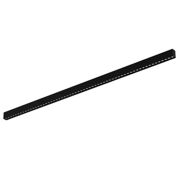 Westgate Manufacturing 8ft. Architectural 2-inch Optic & Combined-Distribution Linear Lights, 60W/70W/80W, 3000K/3500K/4000K - SCXA2-8FT-80W-MCTP-BB, black LED light fixture for commercial spaces.
