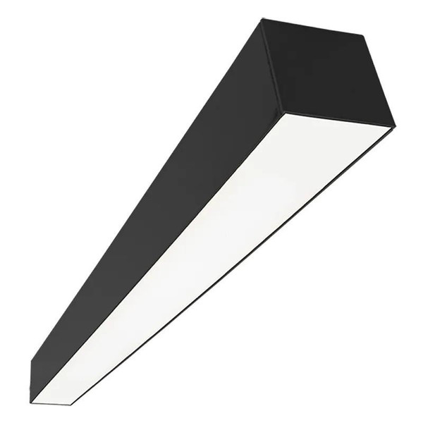 Westgate Manufacturing 8ft. LED 2-3/4\" Black Superior Architectural Seamless Linear Lights, 80W, 3000K/3500K/4000K/5000K - SCX-8FT-80W-MCT4-D-BK, black seamless linear LED light fixture for architectural and commercial lighting applications.