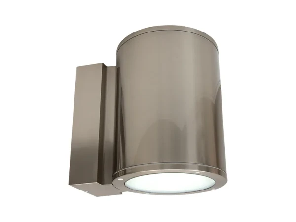 LED Outdoor Cylinder Lights-WMC8 - 8" LED MCT Large Wall Mount Cylinder Lights-WMC8-UDL-MCT-BN-D